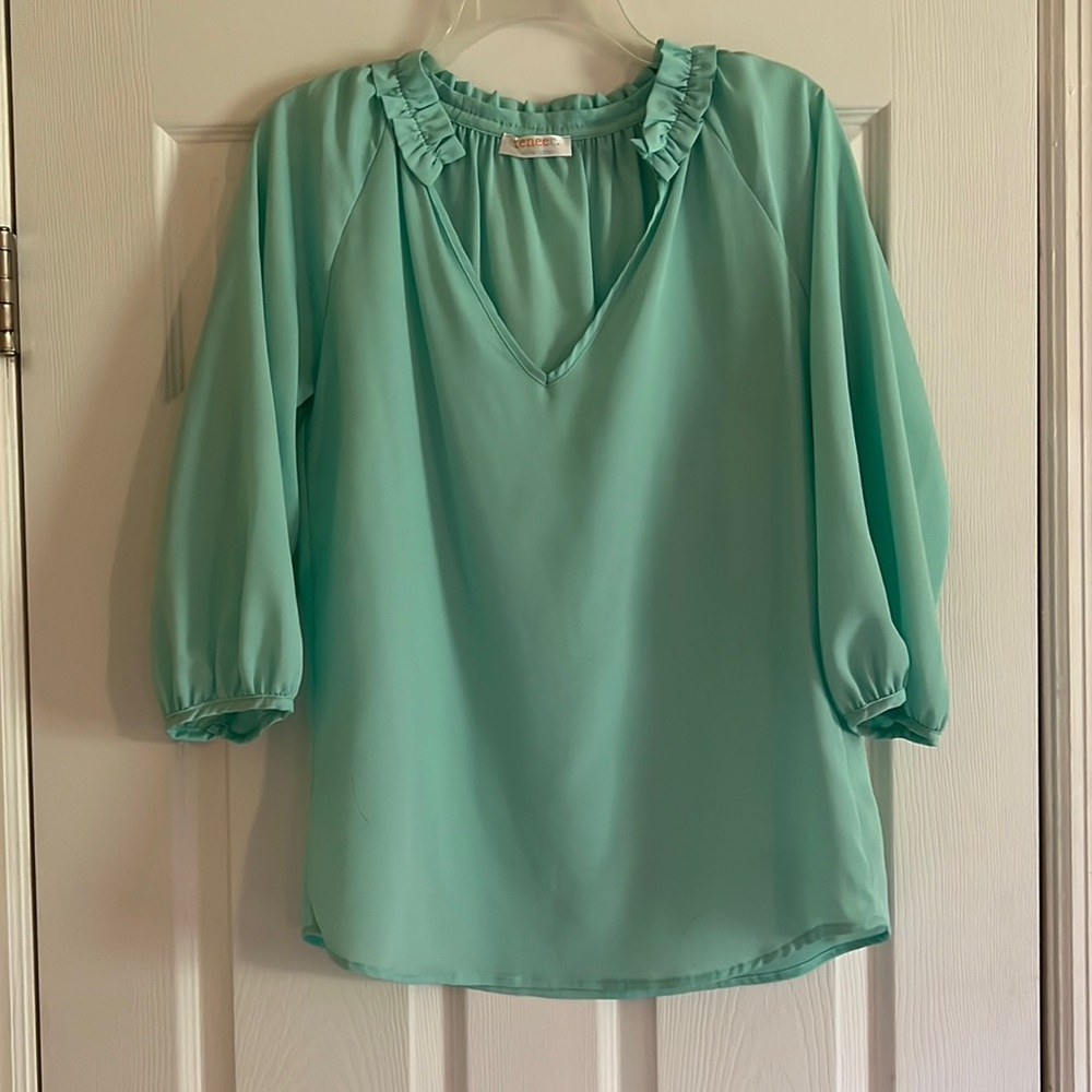 Blue Renee C. blouse